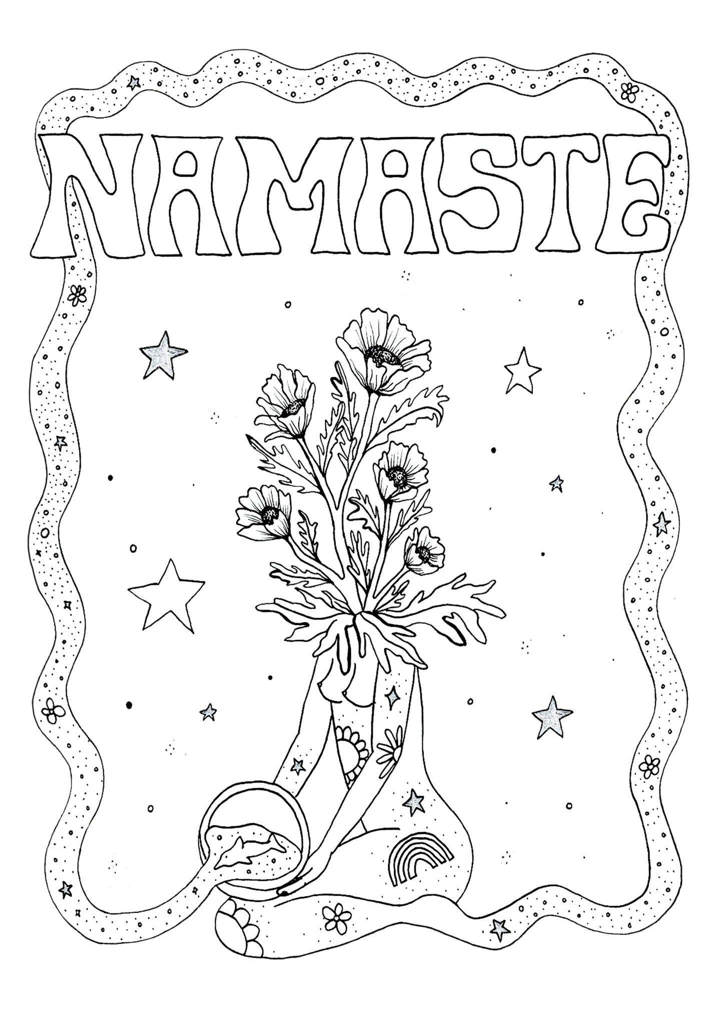 NAMASTE print