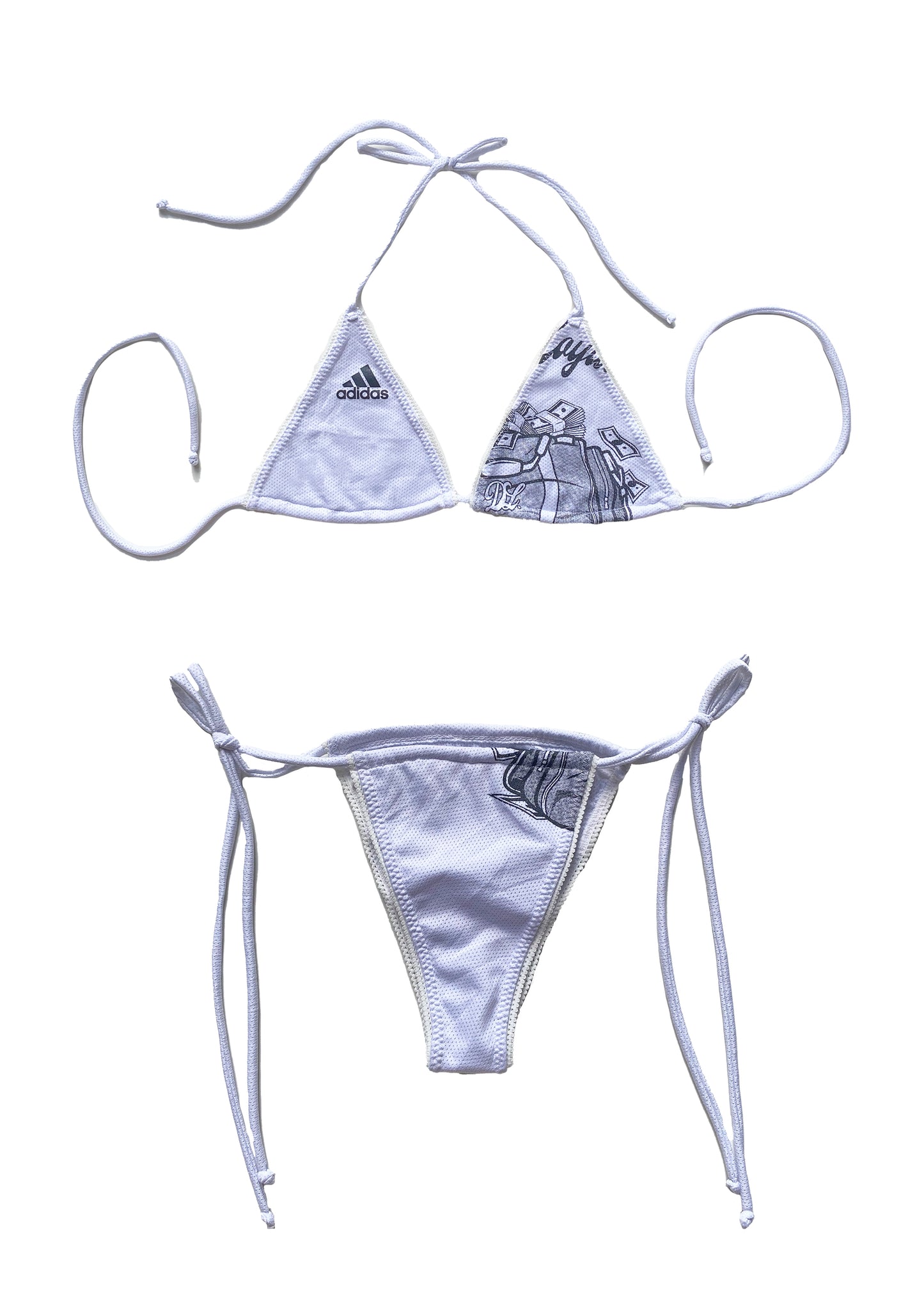 White Reworked Bikini